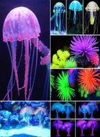 Dekorasyonlar bütün balık tankı peyzaj yüzme yapay denizanası horelionfishcoral süs akvaryum dekor