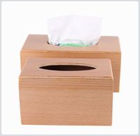 Natural Eco Friendly Rechteck Holz Retro Tissue Box Paper Serviette handgefertigtes Gewebehalter Aufbewahrungsbox Tabelle Besteck 22070
