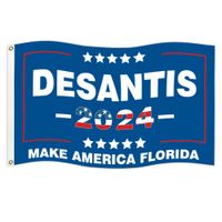 3x5 ft Desantis 2024 Flags Make America Florida Vote Vote Red Red Red Flag Flag Home Garden Yard Decoration Article avec 2 caisses en laiton