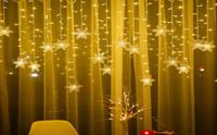 Strings LED String Lights Snowflake Lamp Waterproof Decorati...