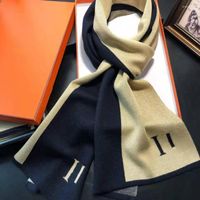 Écharrés écharpe de luxe Designer masculin écharpes classiques style simple adapté aux cadeaux cadeaux d'anniversaire mode chaude