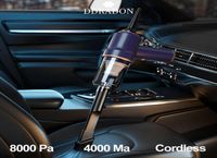 DDRADON 8000PA Wireless Air Air Cords Handheld Habet Home Car Double Utilisation Mini aspirateur 1012