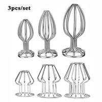 Stainless Steel Hollow Anal sexy Toys Can Strapon Female Mas...