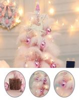 Noel dekorasyonları Yüksek kaliteli yapay masa üst ağaç hafif benzersiz stil