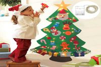 Decorações de Natal Diy Felt Felt Christmas Tree Decorações de Natal para casa 2021 Cristmas Ornament Xmas Navidad Gifts Santa