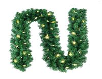 Декоративные цветы 18 млн. Рождественский венок зеленый роттан