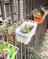 Balcón al aire libre cesta colgante planta maceta de planta de planta de planta de planta de planta de jardín de jardinería colgante decoración suministros de jardín 21