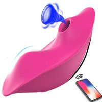 Seks Oyuncak Masaj Panties Vibratör Kadınlar İçin Görünmez Emme Klitoris Stimülasyon Uygulaması Bluetooth Kablosuz Kontrol Meme Çekme Yetişkin Oyuncaklar