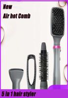 Hair Curlers Straighteners Electric Air Comb Negative Ion Dr...