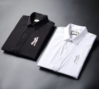 Camisa de vestido Luxuja camiseta esbelta de seda de manga longa Casual Roupas de negócios Plaid Brand Sport Tam camiseta M xxxl