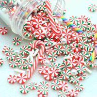Decoração de festa 20g Decoração de cores de Natal Sibra polímero argila mista decoração de partidos confetes de jogo suplementos-não comestível