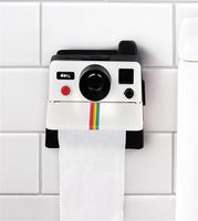 Caixa de lenço de lenço WC Câmera de papel de papel criativo Câmera Caixa Banheiro Retro Decor Redangue Guardinha 210326