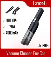 JM6615 Nettoyer sans fil portable pour 10000pa Power Aspiration Home Car Utilisez un mini aspirateur à main 1012 humide et sec et sèche 1012