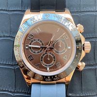 V2 montre de luxe 40mmx13 5mm 7750 Движение 316 Стальной корпус истинный керамический наружный кольцо Мужские часы 015229d