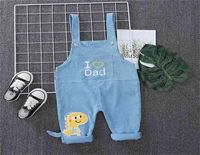 Enfants Spring Automne Vêtements Corduroy Baby Boys Girls Bib Pantal
