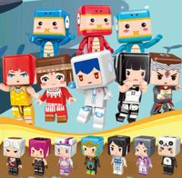 Mini World Blind Box Set Full 2021 Red Red New Doll Doll Building Block Block Boys Genuine Children039S Presente