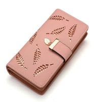 Women Wallet Leather Card Coin Holder Money Clip Long Phone ...