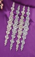 Sabilles de mariage Youlapan S325 à la main à la main Crystal Bridal Sash Applique Sparkling Fashion Fashion Girdle perle Gold Dimmante