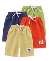 Baumwolldünne Baby Jungen Mädchen Shorts Sommer Mode Casual Kinderhose Süßigkeiten Farbe Kinder039s 220419