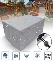 Sombra 32siza a água à prova d'água Pátio de móveis de jardim tampa Cadeira de neve de chuva para sofá Tabela à prova de poeira Tampa