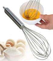 2020 681012 pollici in acciaio inossidabile uovo mescolante filo montante Whisk manuale del battitore di uova cucina cucina al forno di crema di crema