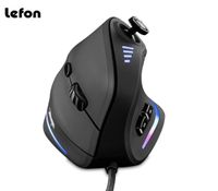 Mice ZELOTES Vertical Gaming Mouse Wired RGB Ergonomic USB O...