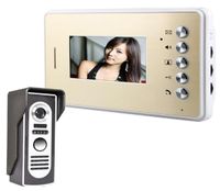 43 polegadas LCD Kleur Video Deurtelefoon Intercom SySteem Weerendig Nachtzicht Câmera de câmeras de segurança telefones de segurança