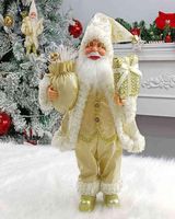 Decorazioni natalizie 30 cm Christmas in piedi Babbo Natale DEORIZZAZIONI DI NATALE PER ORNAMENTI DI FASSIONE NAVIDAD PARTTA