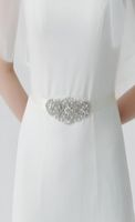 Fajas de boda elegante Clear Fashion Belt 2021 Accesorios de cristal Bridal S006