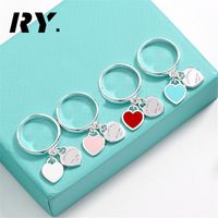 Classic Fine T-Ring Heart Ring Band Ring Ring Hight Quera 925 Joyas Silver Sterling Desinger para Girl Valentine's Day Party Marca de lujo original