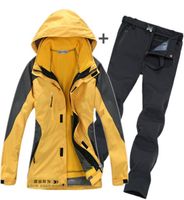 Kayak takımları kayak ceketleri ve kadınlar için pantolon snowboard setleri çok sıcak rüzgar geçirmez su geçirmez kar sokak kış kıyafetleri 2209