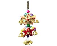 Other Bird Supplies Hanging Bell Cage Toys For Parrots Squir...