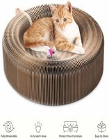 Pet Cat Scratcher Lounge Bed Plegable Plegado de papel corrugado Deforma Cat Board para gato Mat de gato Kitten Toy Pet Supply 2