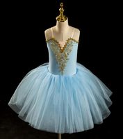 Langes Ballettkleid Mädchen Kinder Kinder Ballerine Femme Lotard Ballet Tutu für Erwachsene Frauen Swan Lake Ballet Kostüm Tanz 4 Schichten 22