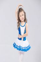 댄스웨어 어린이 디자이너 슬링 드레스 레오타드 스커트 소녀 워밍업 퍼포먼스웨어 의상 프로 발레 투투
