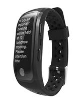 S908 Yükseklik Metre GPS Akıllı Bileklik Kalp Hızı Monitör Spor Fitness Tracker Akıllı İzleme IP68 İPhone için Su Geçirmez Kol saati