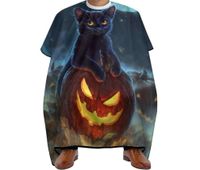 Professionele kapper cape polyester haar snijden salon cape water en vlekbestendig schort knippen haar Halloween -pompoen