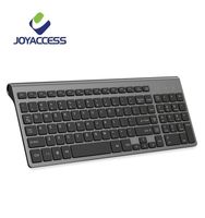 Joyaccess españolas del teclado de la frenótica inalámbrica con teclas multimedia teclado ergonómico para portátil portátil PC 2