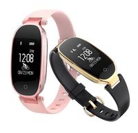 S3 braccialetti intelligenti Fitness Bracciale Cancelleria Monitoraggio del monitoraggio Attività Banda Smartwatch Women Ladies Watch per iOS Android Phone