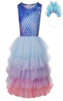 Sukienka dla dzieci letnie sukienki rękawowe dziewczyny moda swobodne kostiumy 312t Halloween impreza ubrania księżniczki