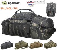 40L 60L 70L MEN ARMY SPORT Gym Sac Military Tactical Tactical Saclepack MOLLE Camping Backpacks Sports Travel Sacs 220104
