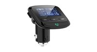 Bluetooth 50 Car Kit Hands Wireless FM Transmitter Aux Audio Audio Cars MP3 Player Support TF Card U Disk Playback