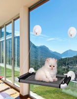 Camas de gato móveis de estimação fofa pendurada com 31 kg de 31 kg de assento na janela montagem em uma prateleira de cama confortável