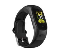 V08s Bluetooth Headset Bracelet 2 in 1 Smart Wristband 096qu...
