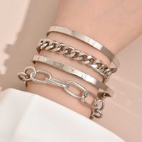 Accessories Personalized Chain Smooth Love Open Bracelet Bra...