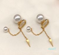 Pendientes de perlas para orejas de moda para mujeres amantes de la boda de mujeres joyas de compromiso de regalos