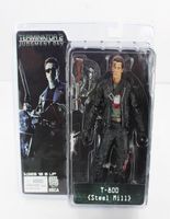 NECA The Terminator 2 T800 acciaio Figura figura figura giocattolo 18 cm per il regalo di boy039s 3413350