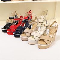 Sand￡lias famosas sand￡lias grossas sand￡lias de cunha de moda feminina tira de tira feminina sapatos de festa de festa com tamanho de caixa 34-40273g