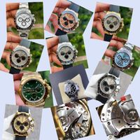 N-Factory Montre de Luxe Mens Watches 40x12.4mm 4130 Moster Mechanical Movement 904L Fine Steel Case Watch Watchwatches مقاومة للماء