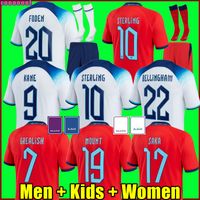 Kane Sterling Futbol Forması 2022 Rashford Englands Sancho Saka Grealish Dağı Foden Maguire 22 23 Ulusal Futbol Gömlek Erkek Kadın Kid Set Setleri Üniformalar Üstler